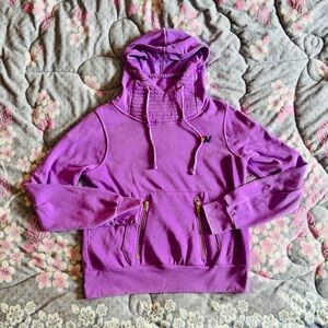 Aviator Nation pink ninja hoodie. Size small, neon purple, never worn.